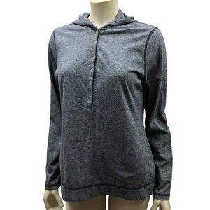 EDDIE BAUER women LONG SLEEVE HOODED TOP‎ LG